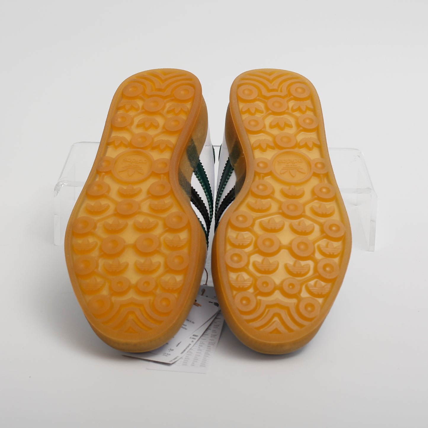 Adidas Gazelle Indoor, White, Collegiate Green and Core Black