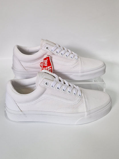 Vans Old Skool White Canvas Trainers