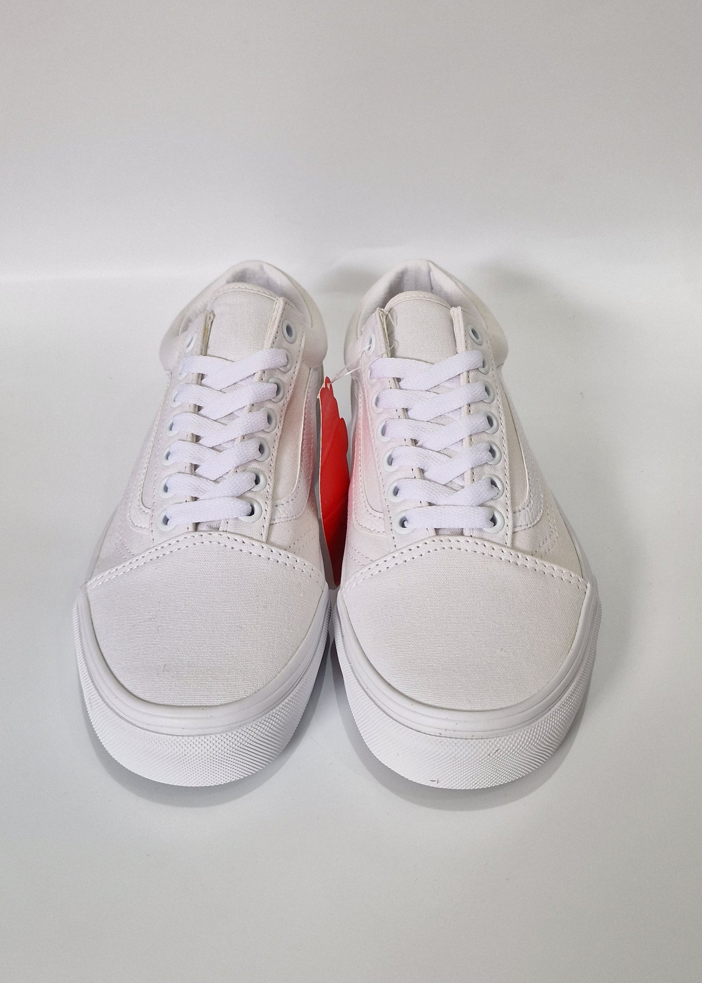 Vans Old Skool White Canvas Trainers