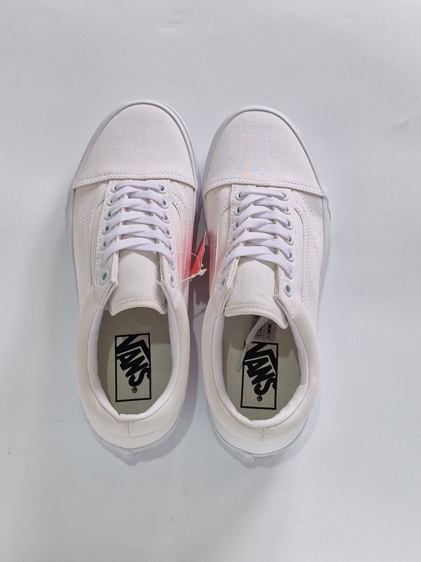 Vans Old Skool White Canvas Trainers