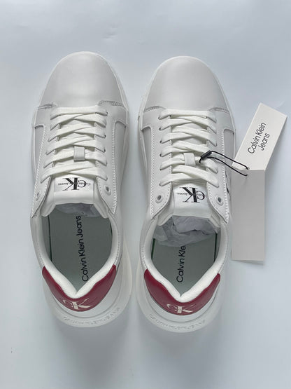 Calvin Klein Chunky Cupsole Monologo Trainers, White