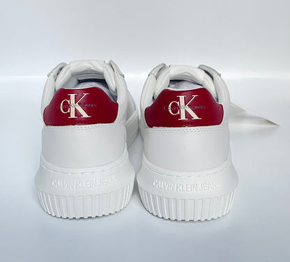 Calvin Klein Chunky Cupsole Monologo Trainers, White