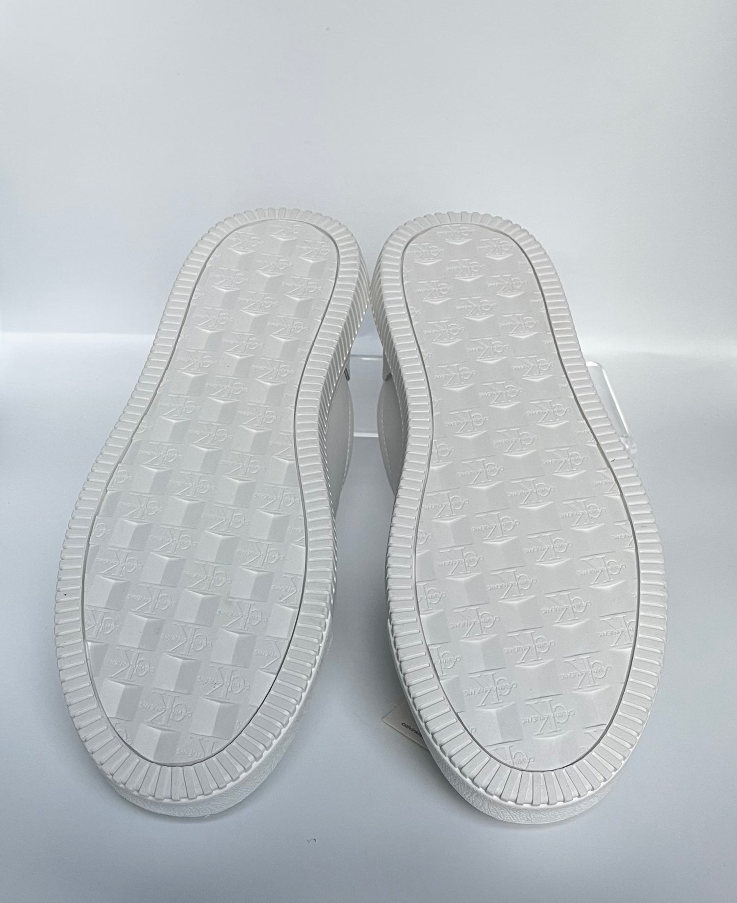 Calvin Klein Chunky Cupsole Monologo Trainers, White