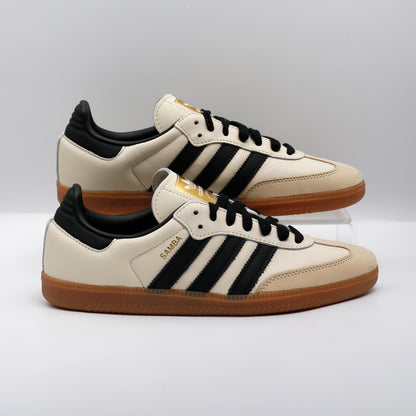 Adidas Samba OG, Cream White, Black and Sand Strata