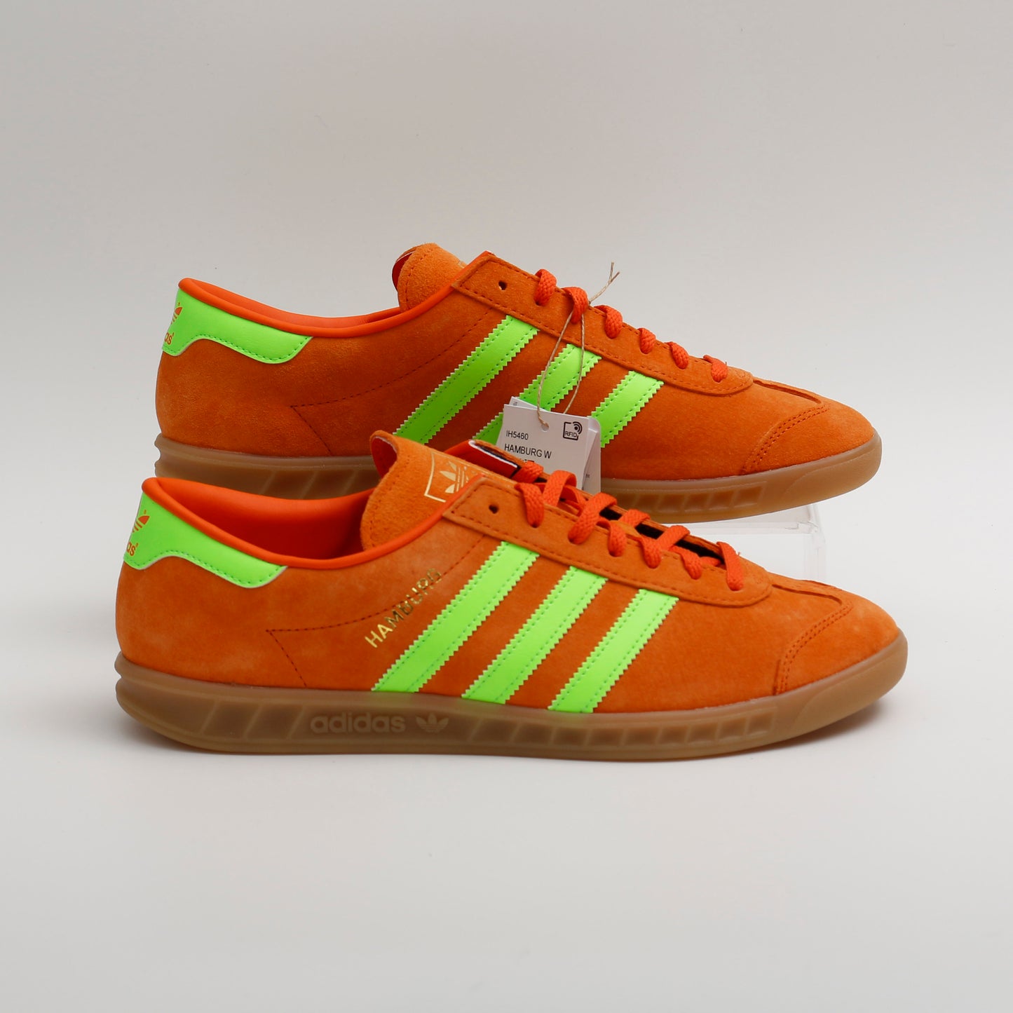 Adidas Hamburg, Orange and Green Trainers