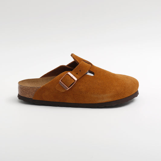 Birkenstock Boston Clogs, Mink Suede