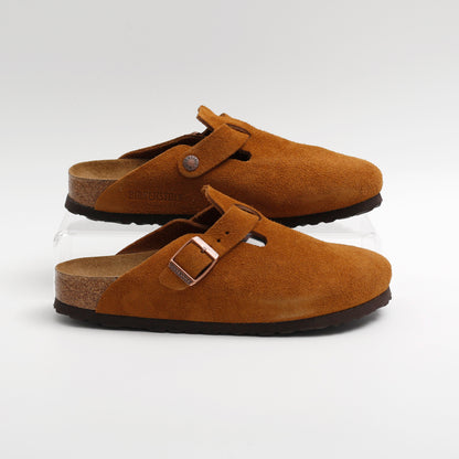 Birkenstock Boston Clogs, Mink Suede