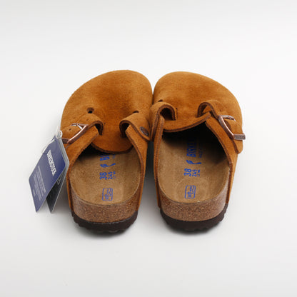 Birkenstock Boston Clogs, Mink Suede