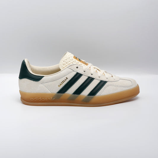 Adidas Gazelle Indoor, Cream White and Collegiate Green