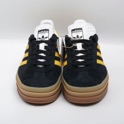 Adidas Gazelle Bold, Black and Gold Trainers