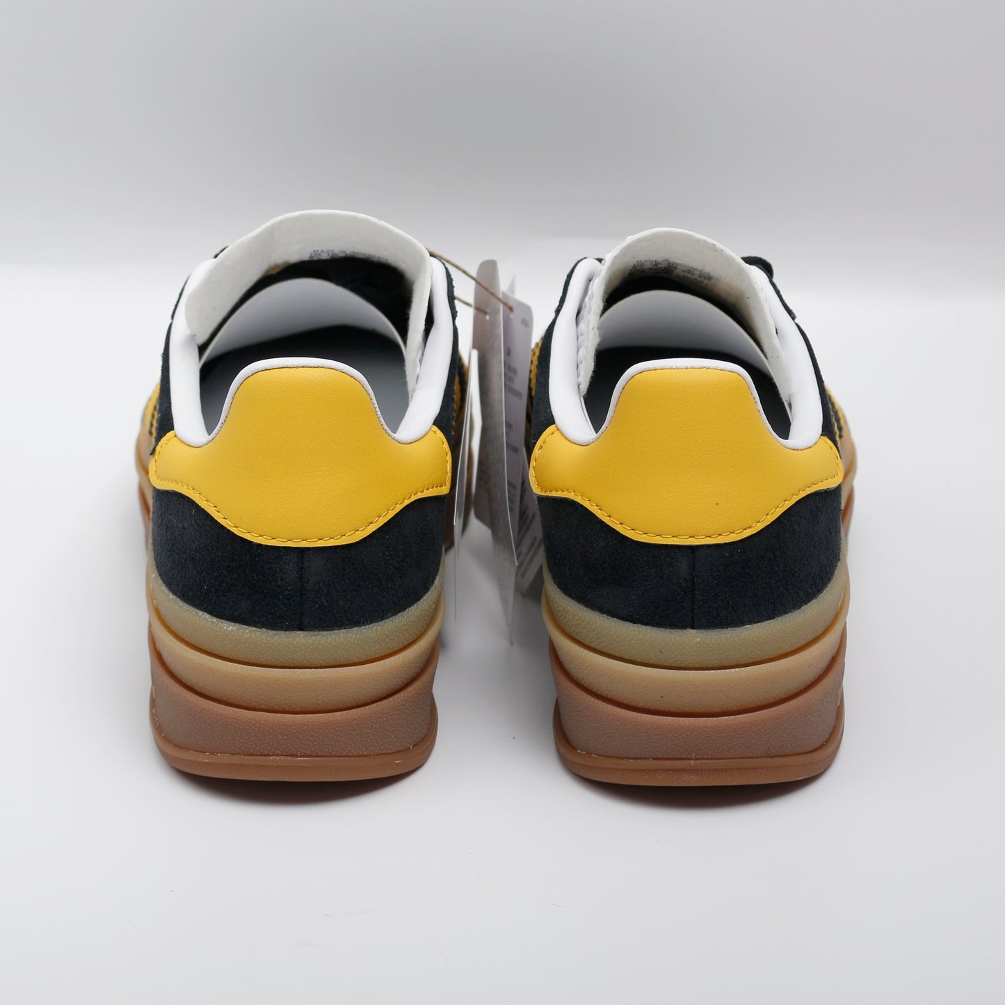 Adidas Gazelle Bold, Black and Gold Trainers