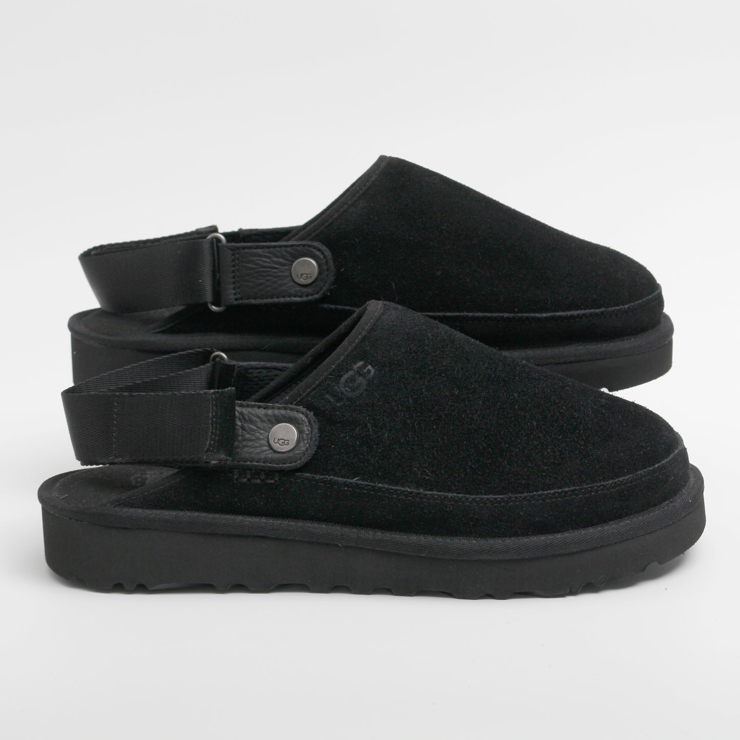 Ugg Goldencoast Clogs, Mens, Black Suede