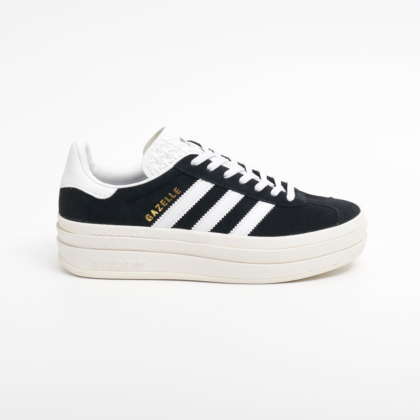 Adidas Gazelle Bold, Black and White Trainers