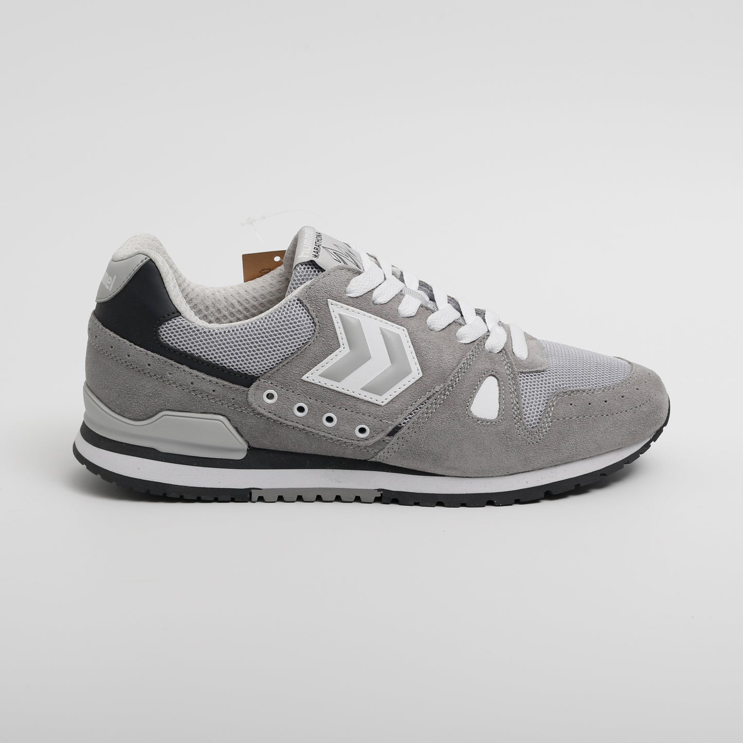 Hummel Marathona Trainers, Grey Suede