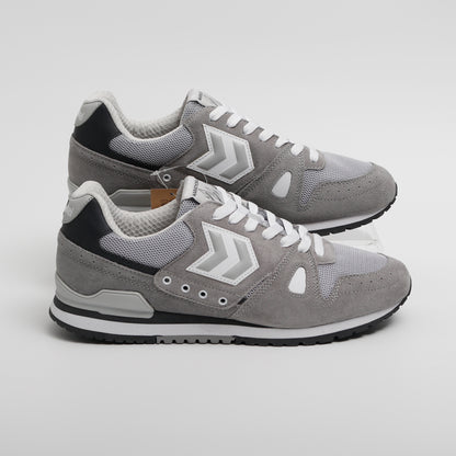 Hummel Marathona Trainers, Grey Suede