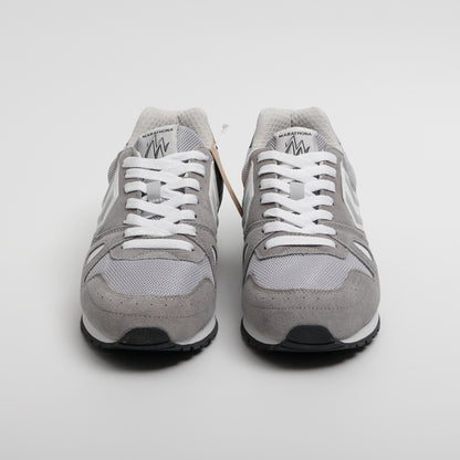 Hummel Marathona Trainers, Grey Suede