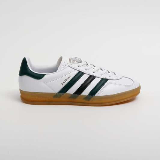 Adidas Gazelle Indoor, White, Collegiate Green and Core Black