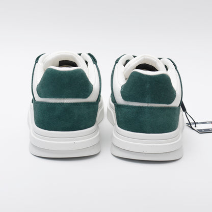 Tommy Jeans Mixed Material Cupsole Trainers, White and Green