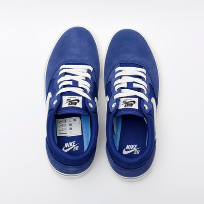 Nike SB Chron 2 Canvas and Suede Trainers, Blue and White