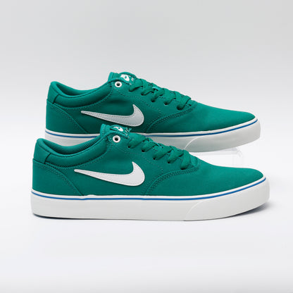 Nike SB Chron 2 Canvas Trainers, Green and White