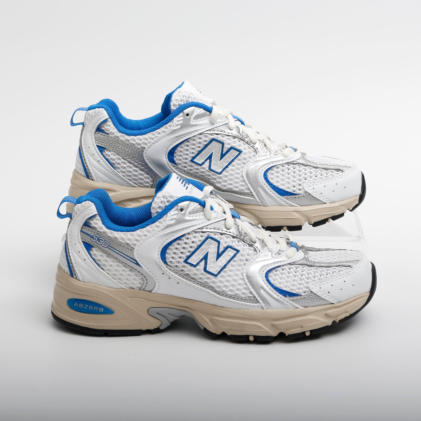 New Balance MR530 Trainers, White Blue Offwhite