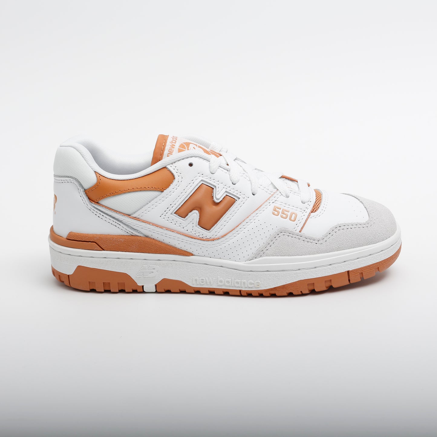 New Balance BB550, White and Orange