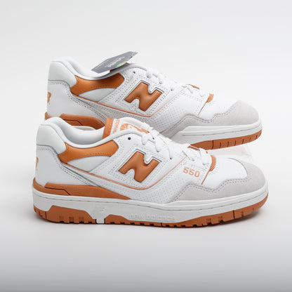 New Balance BB550, White and Orange