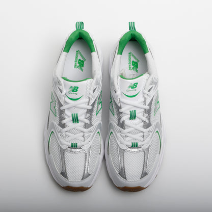 New Balance MR530 Trainers, White and Green