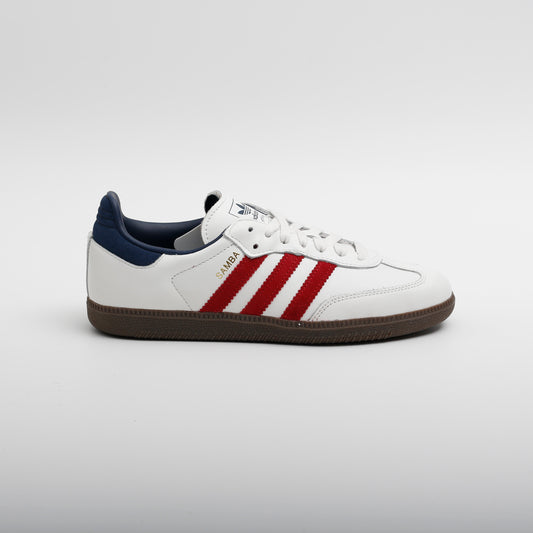 Adidas Samba OG, White Red Blue