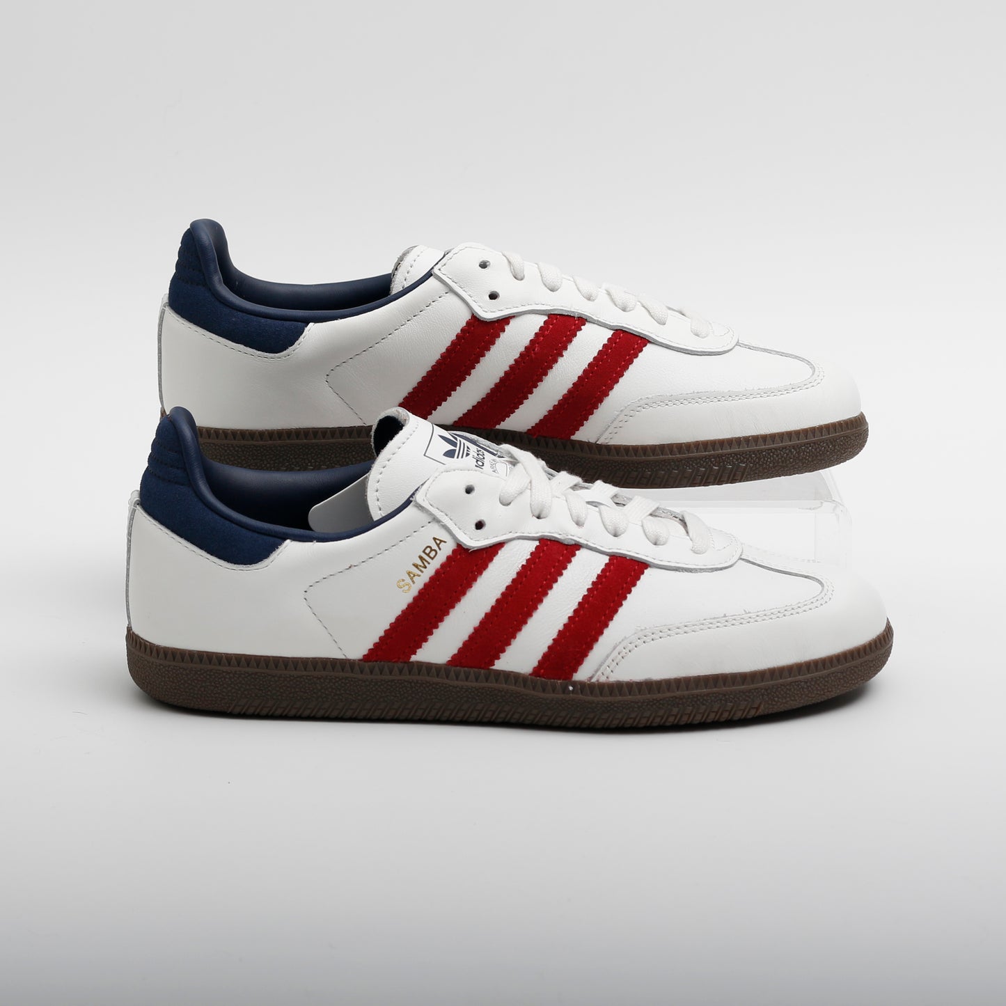 Adidas Samba OG, White Red Blue