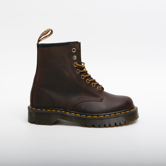 Dr Martens 1460 Bex Crazy Horse Dark Brown Leather Boots