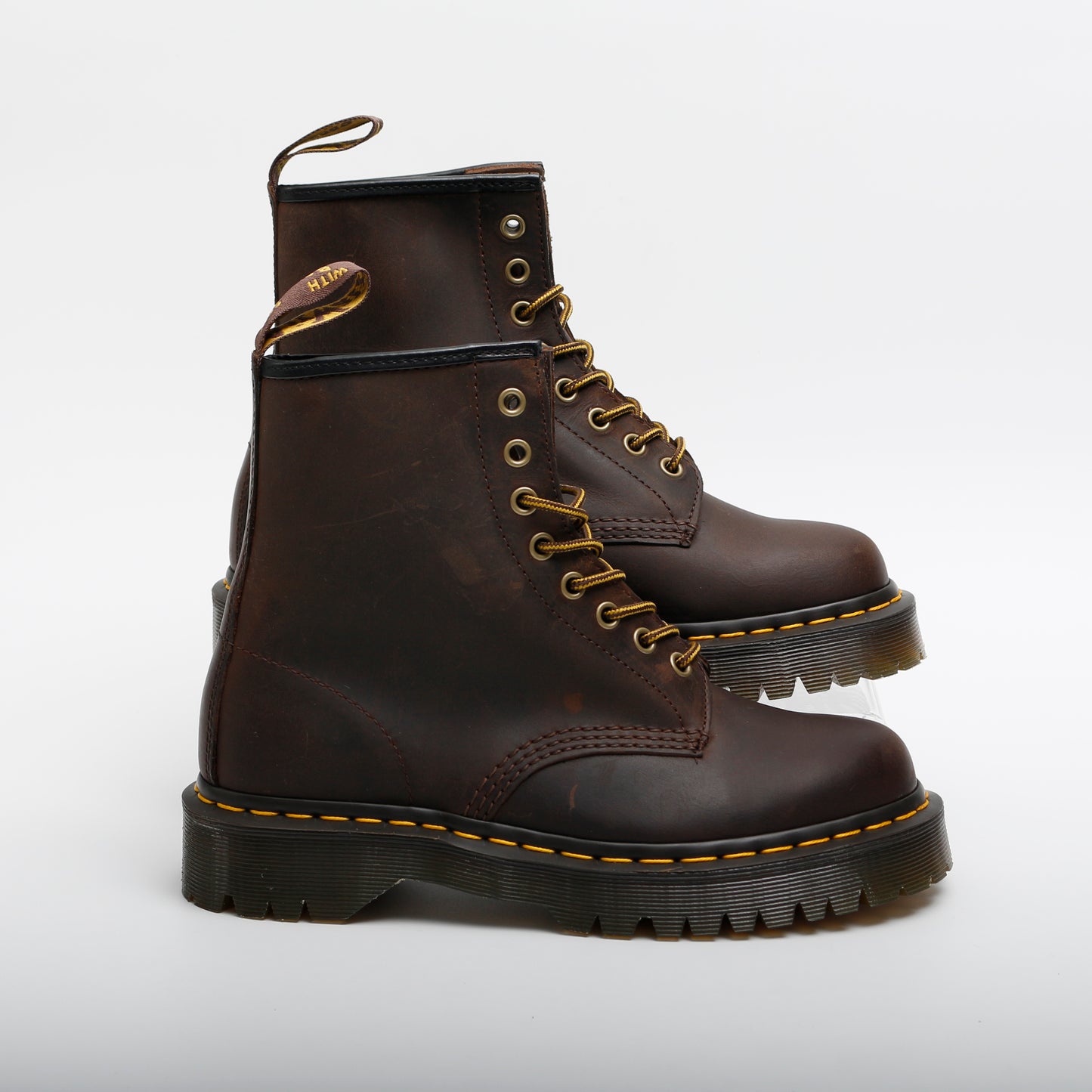 Dr Martens 1460 Bex Crazy Horse Dark Brown Leather Boots