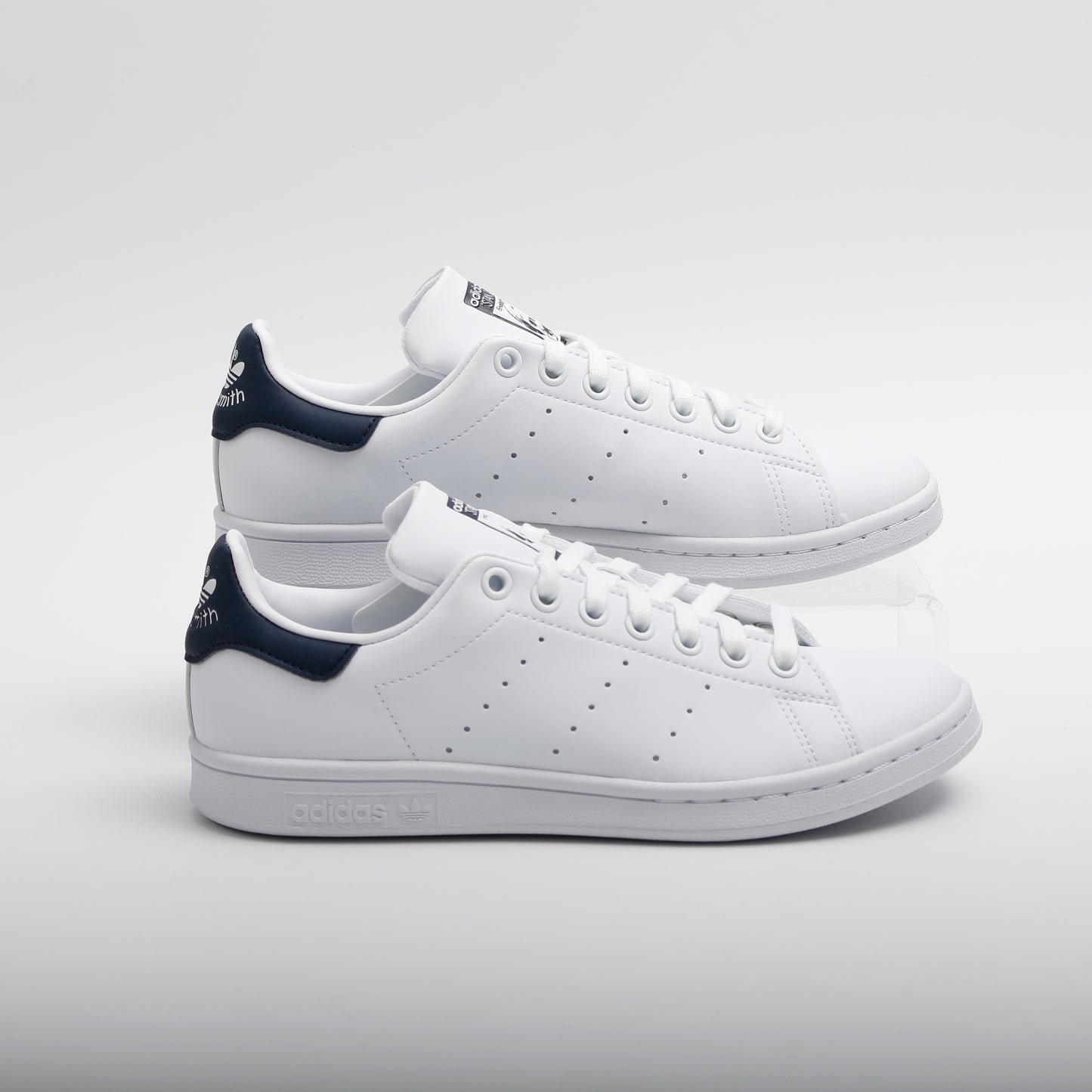 Adidas Stan Smith, White and Navy Leather