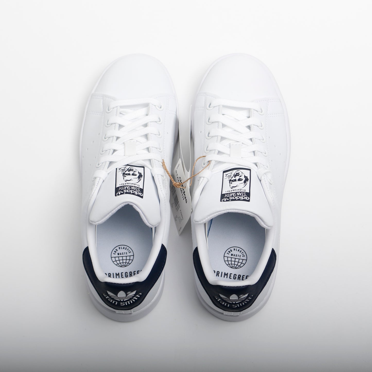 Adidas Stan Smith, White and Navy Leather