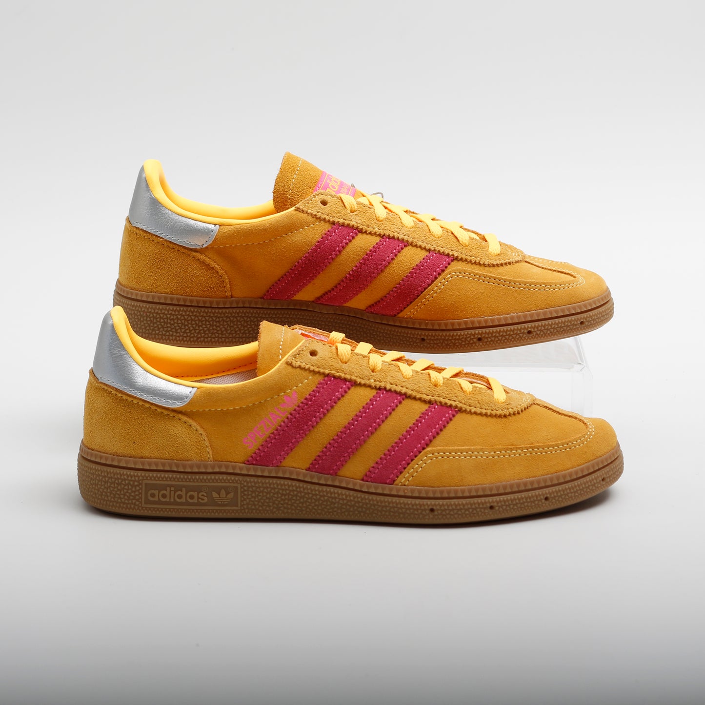 Adidas Spezial Womens, Spark Orange, Pink and SIlver