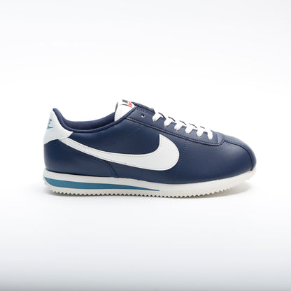 Nike Cortez Leather Trainers, Midnight Navy