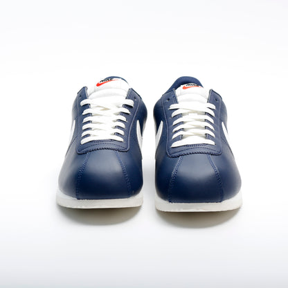 Nike Cortez Leather Trainers, Midnight Navy