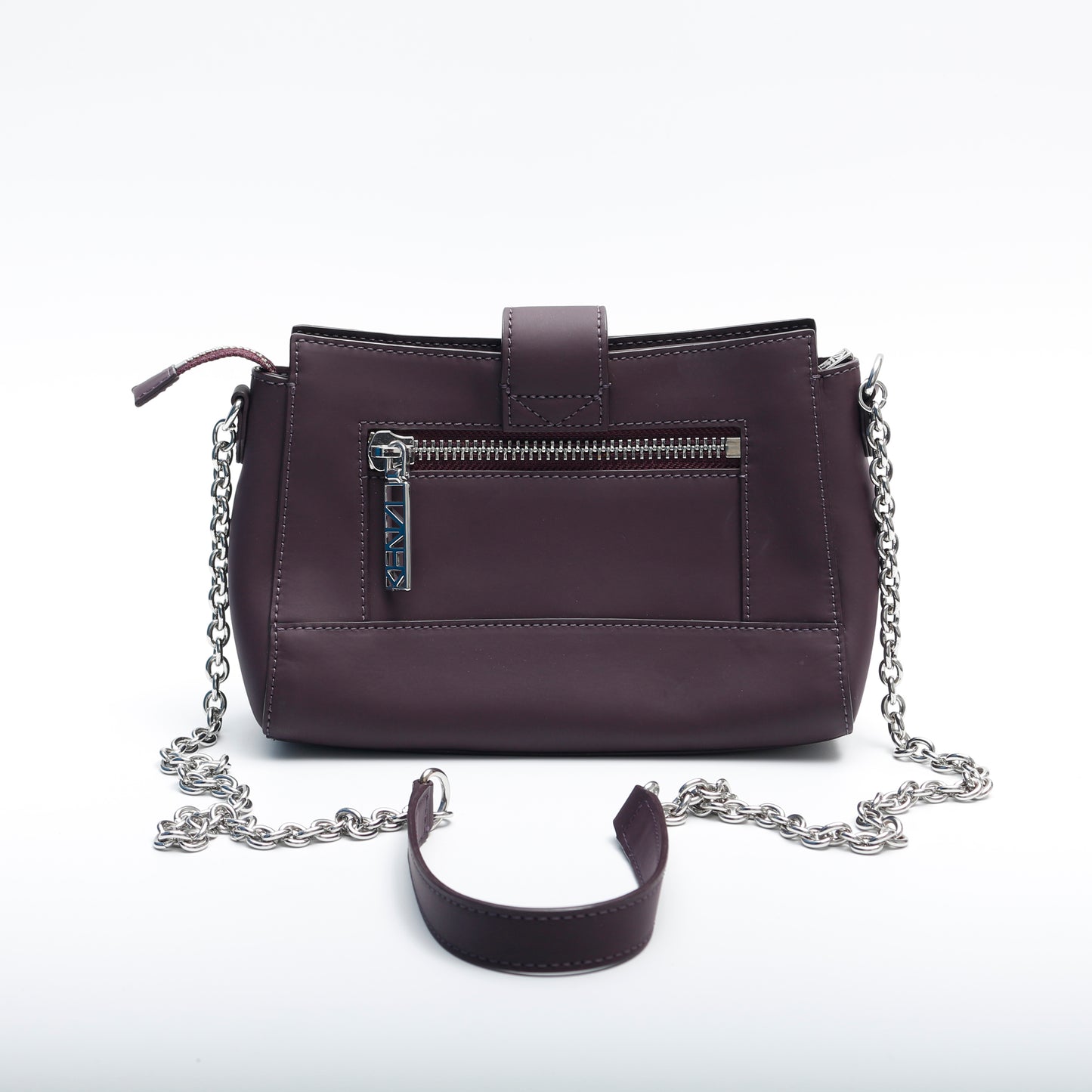 Kenzo Kalifornia Burgundy Leather Crossbody Women's Bag