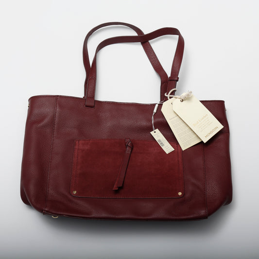 Monsoon Burgundy Leather Women's Bag