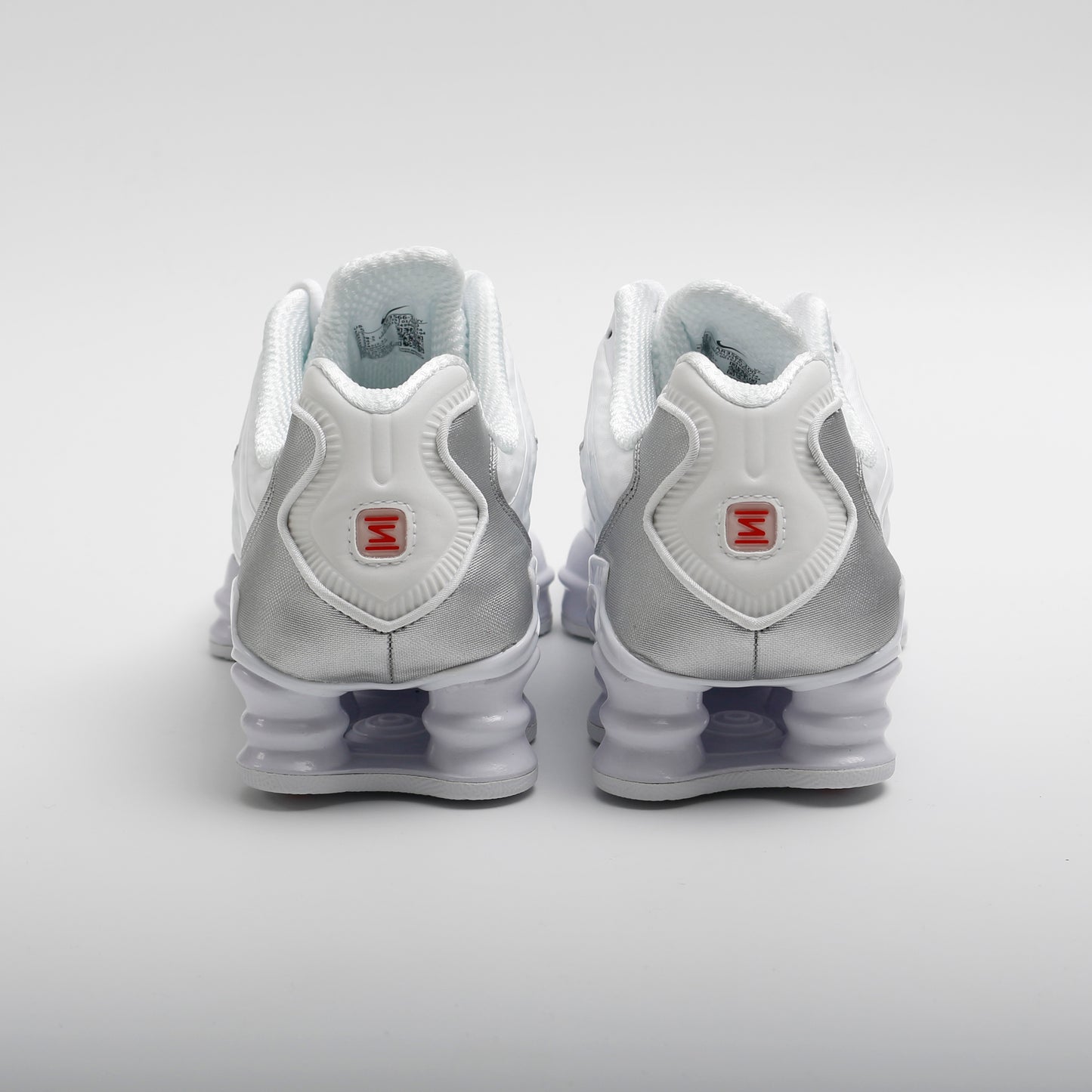 Nike Shox TL, White White Metallic Silver Max Orange