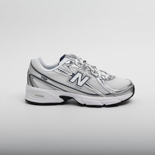 New Balance 740 V2 Trainers, White and Navy