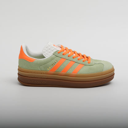 Adidas Gazelle Bold Semi Green and Orange