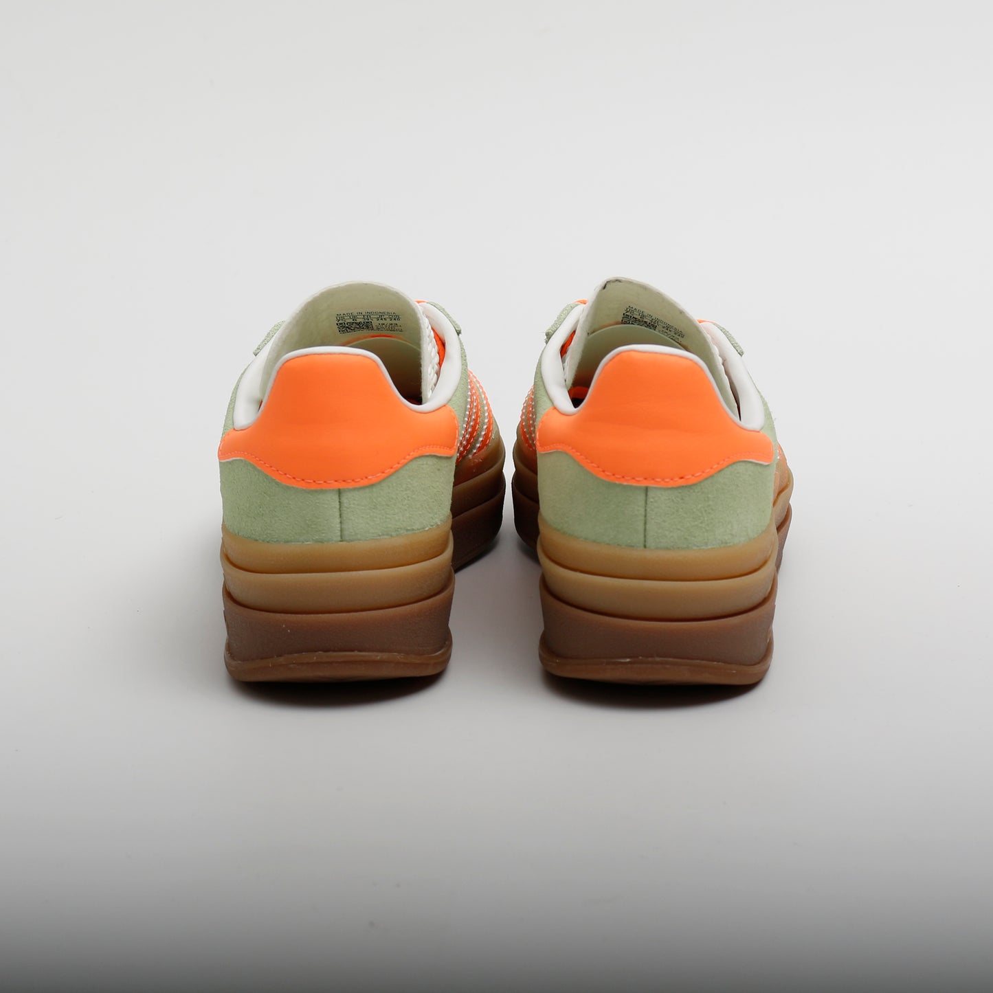 Adidas Gazelle Bold Semi Green and Orange