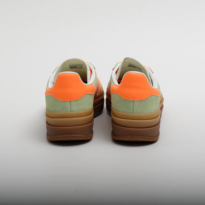 Adidas Gazelle Bold Semi Green and Orange