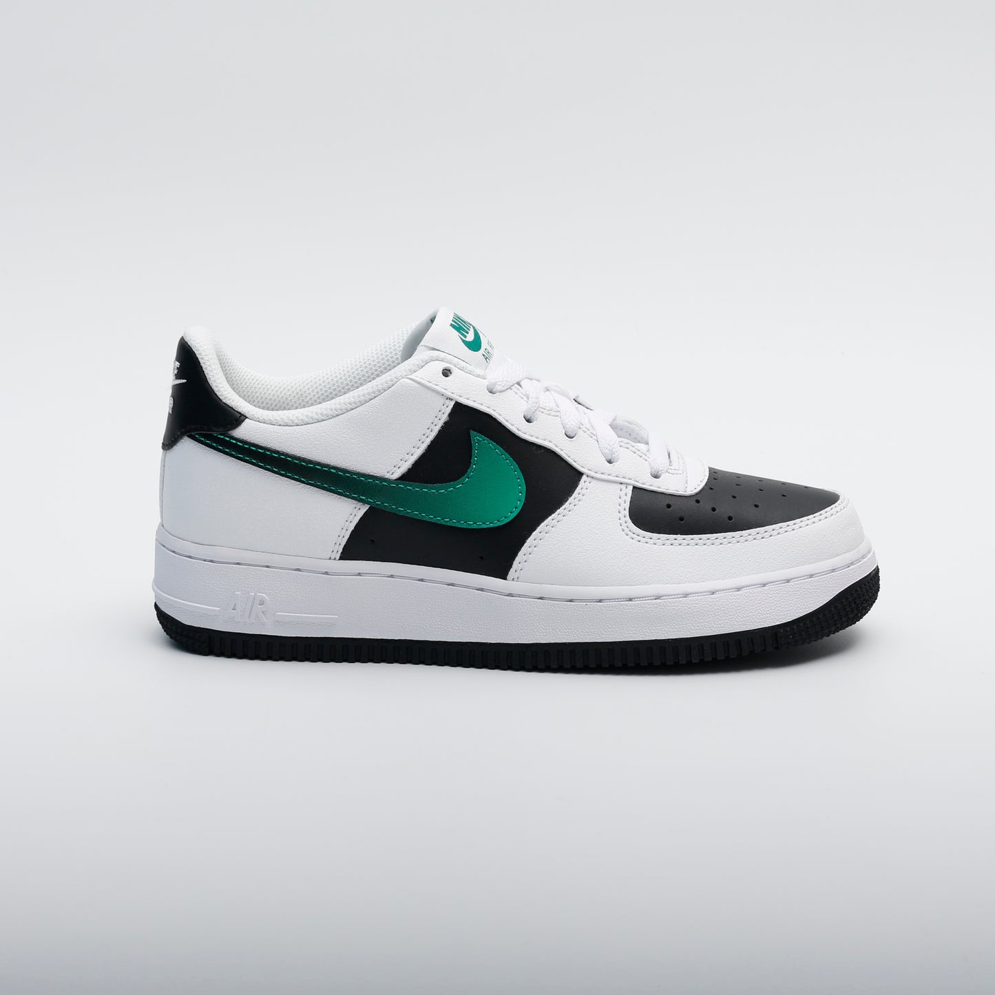 Nike Air Force 1 GS, White Green Black