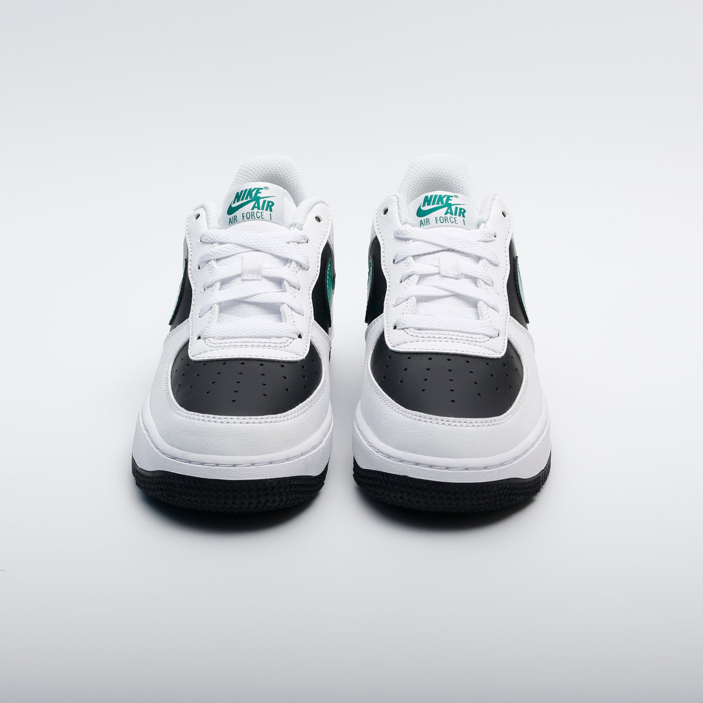 Nike Air Force 1 GS, White Green Black