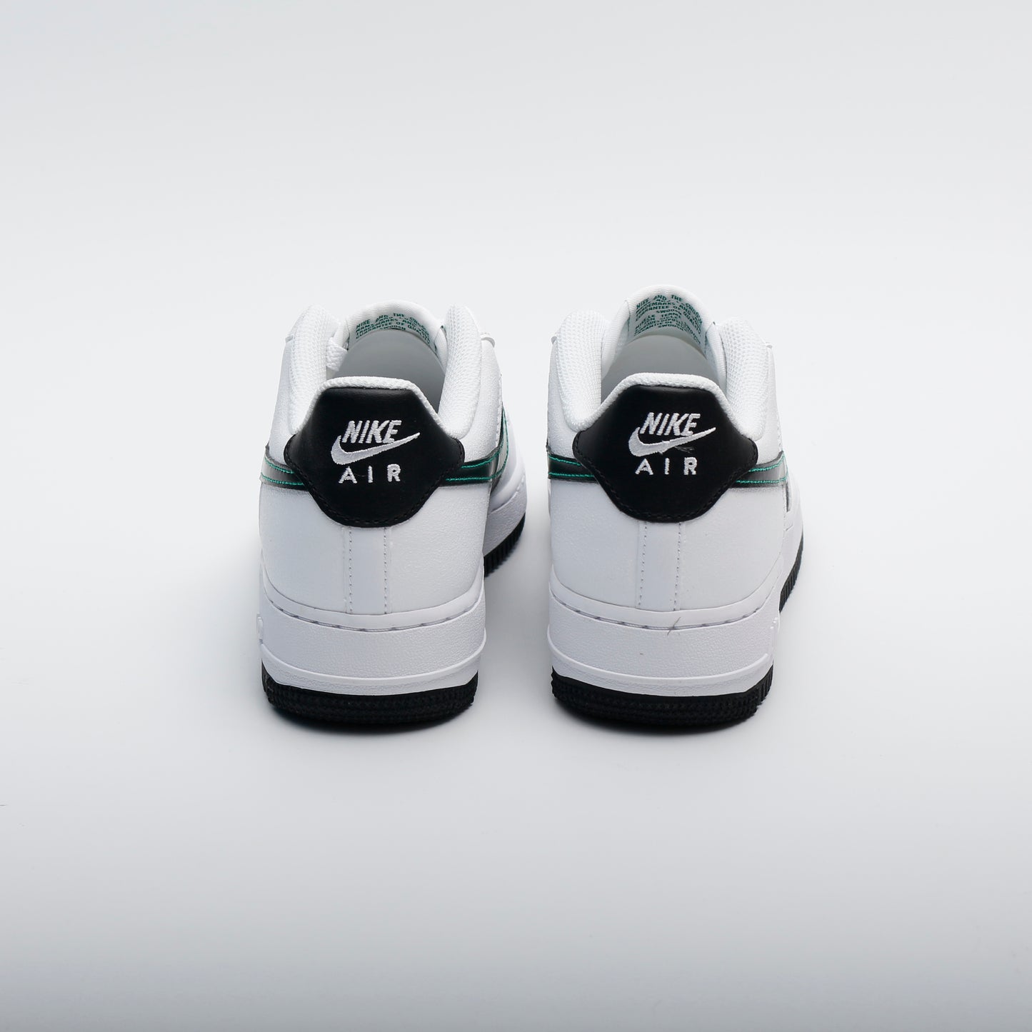 Nike Air Force 1 GS, White Green Black