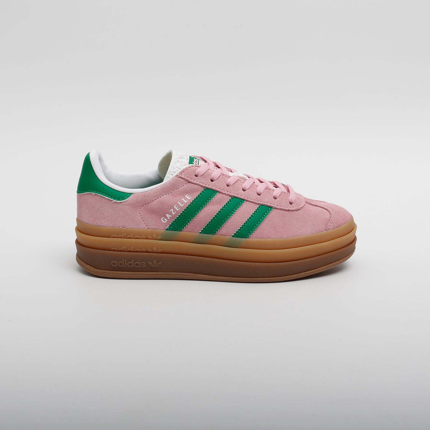 Adidas Gazelle Bold True Pink and Green