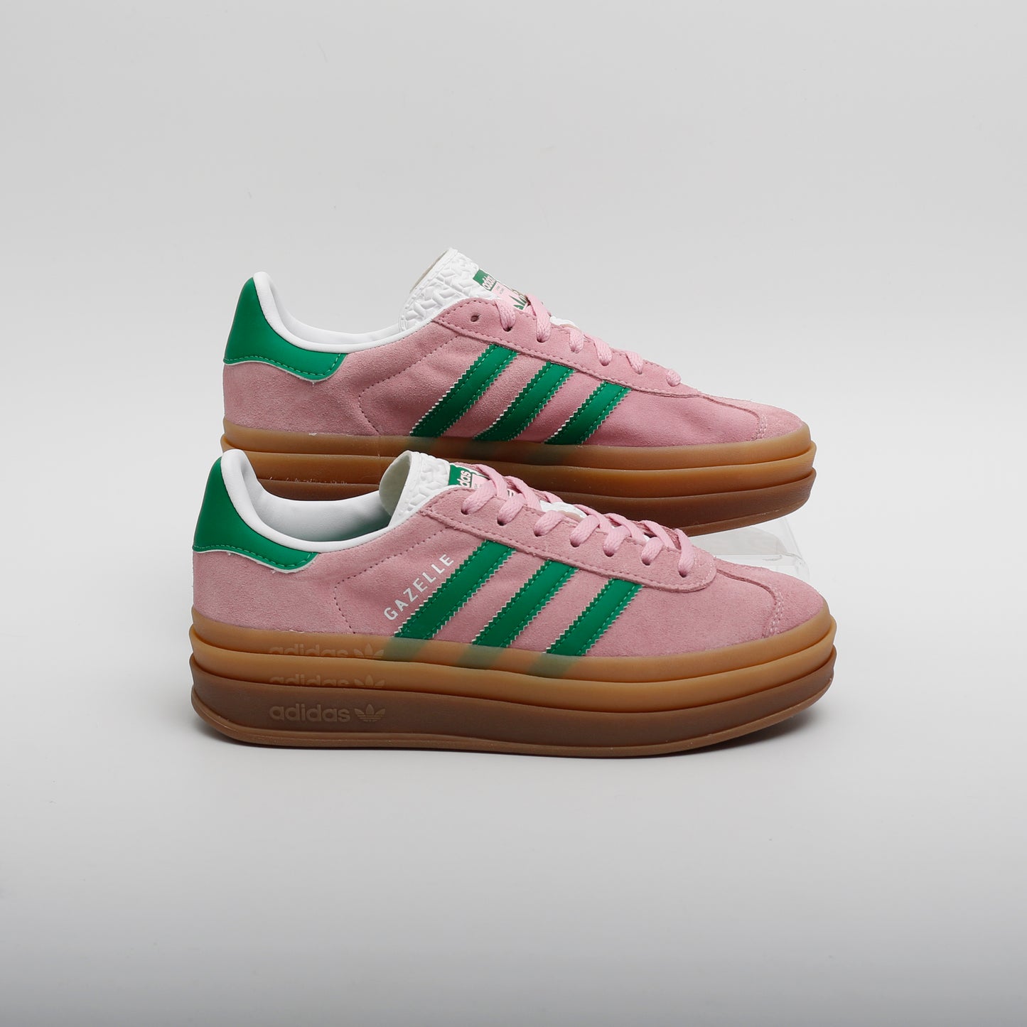 Adidas Gazelle Bold True Pink and Green