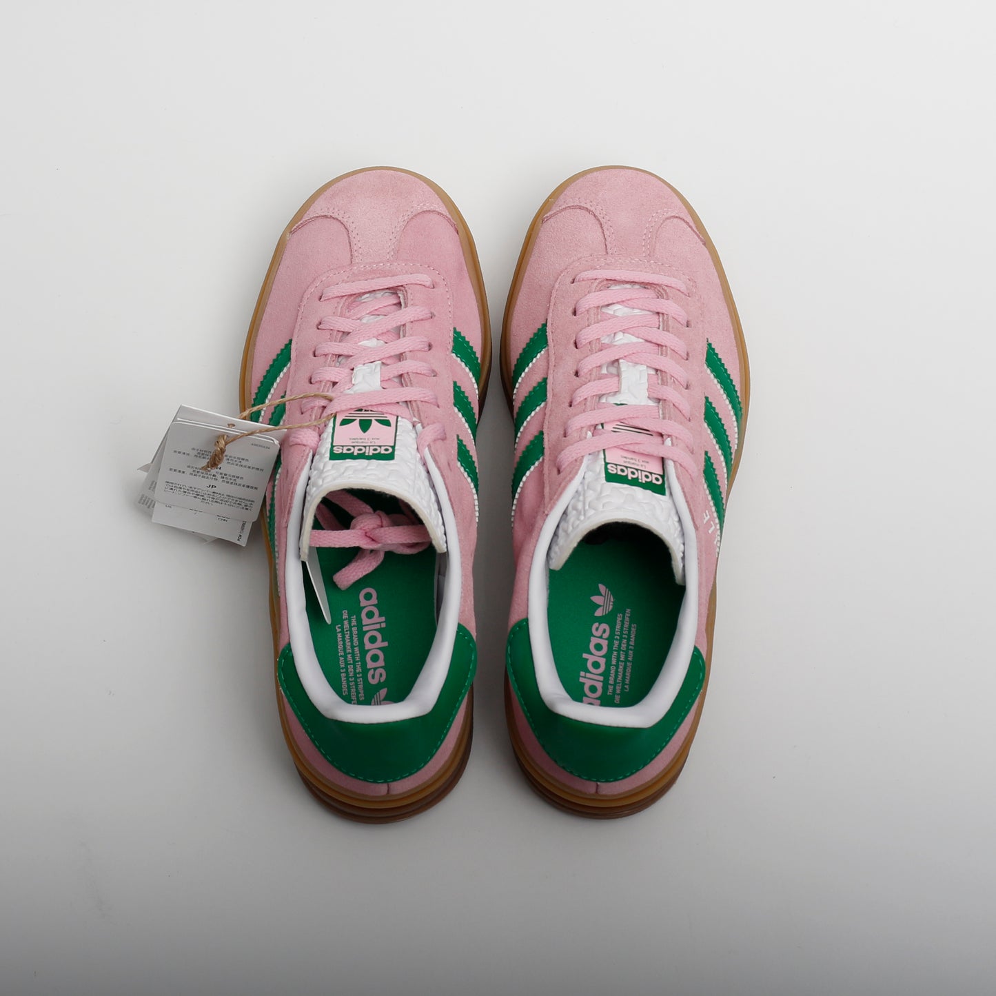 Adidas Gazelle Bold True Pink and Green